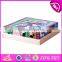 2017 New design educational toy children wooden cube puzzle W14F055