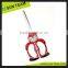 Wholesale santa heat transfer handle gift scissors nice scissors designs