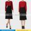 long sleeve work shealth winter dresses lady office dress