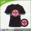 Highly customizable 100% polyester v-neck t-shirt