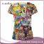 Printed Custom Women t Shirt/sublimated t Shirt