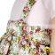 Beautiful Design Children Cotton Flower Pattern Printed Baby Girl Suspender Floral Princess Dress