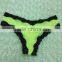 2017 sexy hot selling transparent panty with lace ladies panty brand names