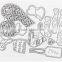 DIY Crafting Scrapbooking / transparent PVC stamp rubber stamp