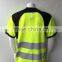 EN20471 100%polyester birdeye hi vis generic tape worker protective t-shirt