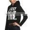 Women's 100% cotton pullover short style hoody