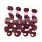 Wholesale 3 Bundles Red Colored Brazilian Hair Weave Fast Shipping