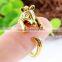 Zebra Animal Ring Retro Vintage Gold /Silver Wrap Jewellery Adjustable Gift Ring