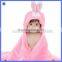 Fashion Pink Color Design 100% Cotton Kids Bathrobes