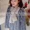 YR446 Girl's Fashion Rex Rabbit Fur Scarf Women/Hot Sale Fur