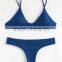 Halter Woman Swimwear Fully Adjustable Straps Swimsuits Lycra Women Bikinis