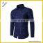 Personalized Cotton Polyester Blue Mens Shirts Casual