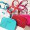 Strips Pattern PVC Transparent Cosmetic Jewelry Toiletry Bag for Travel Storage