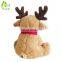 Fashionable Promotional Christmas Reindeer Plush Soft Baby Toy