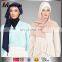 Fashionable Hot Selling Islamic Design Beading Chiffon Muslim Hijab Long Scarf /Shawl