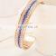 Hot Jewelry Full Crystal Bracelet Opening Bracelets 4 colors Wholesale Austria crystal Bangle One pcs