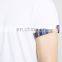 printed roll sleeves bulk white t-shirts for man