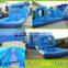 16L giant inflatable wet slide with water pool