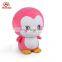 Custom cute soft pink plush penguin stuffed toy