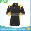 Dye sublimated Shorts sleeves cheap cricket clothing with yellow