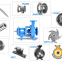 ANSI B73.1 process pump parts