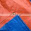 PE blue orange coated truck cover tarpaulin manufacturer