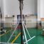 ground use 9 metre locking pneumatic telescopic mast for lighting