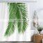 i@home 100% polyester nordic 3d digital leaves printed shower curtain bathroom waterproof