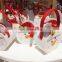 wholesale handmade ornament crafts artificial polyester felt Christmas bag