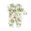 Girl Long Sleeves Playsuit Custom Baby Zipper Romper