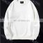 High quality Custom Logo cotton fleece drop shoulder super soft round neck women men unisex sweater jumper sweatshirt