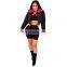 Women's Warm Winter Down Coat With Fur Collar Fashion Light Short Jacket White Duck Down Parka Outwear Zipper Female