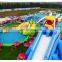 Outdoor Portable Adult Water Park Equipment Giant Dragon Inflatable Slide Inflatable Water Park For Sale