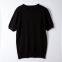 Autumn Warm Soft Solid Color Fashion Short-Sleeve Pure Cashmere Sweater