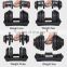 40kg  Fitness Equipment Gym Adjustable Dumbbell For Body Building custom dumbbell adjustable