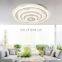 60w round flower shape acrylic long lifespan led suspended ceiling lamp with CE approval