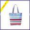 Fashion summer canvas women beach bag in alibaba china