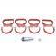 11618507239 Engine Intake Swirl Flap Plug w/ Gaskets Seals For BMW N47 2.0D X1 X3 E81 E90