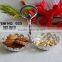 Three Compartment Dry Fruit Serving Bowl With Silver Finish