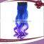cheap new fashion synthetic tight curly ombre hair extension