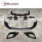 2020 S class w222 S63 S65 front lip diffuser for w222 S63 S65 to B style front skirt and rear diffuser muffler tips PP material