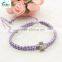 Saints knotted cord bracelet