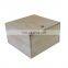 Hot sale customized unfinished natural color slide top wooden boxes