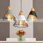 Modern Wood Pendant Lights Metal Shade Lights Restaurant Bar Cafe Living Room Nordic Pendant Lamp