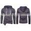 Wholesale custom spring and autumn men's long-sleeved hooded casual sports sweater plus size pullover large men clothes