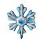 Premium Snowflake Balloons Western Indoor Windows Blue Silver Eco Waterproof Christmas Decorations
