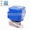 12v motorized valve dn20 full bore brass ss304 CR03 3wire CWX-25S 8s 12v 24v dc motorized valve
