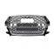 Front grill for Audi Q3 modification grille change to SQ3 style auto spare part Chrome silver black new style grill 2016-2019