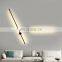 Modern Long Strip LED Wall Light Nordic Loft Background Dimmable Wandlamp Bedroom Home Deco LED Wall Sconce Light