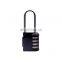 Amazon hot seller 4 digit Zinc Alloy long shackle password combination locks luggages door safety pad lock